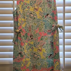 Colorful Sleeveless Dress with Bow Details